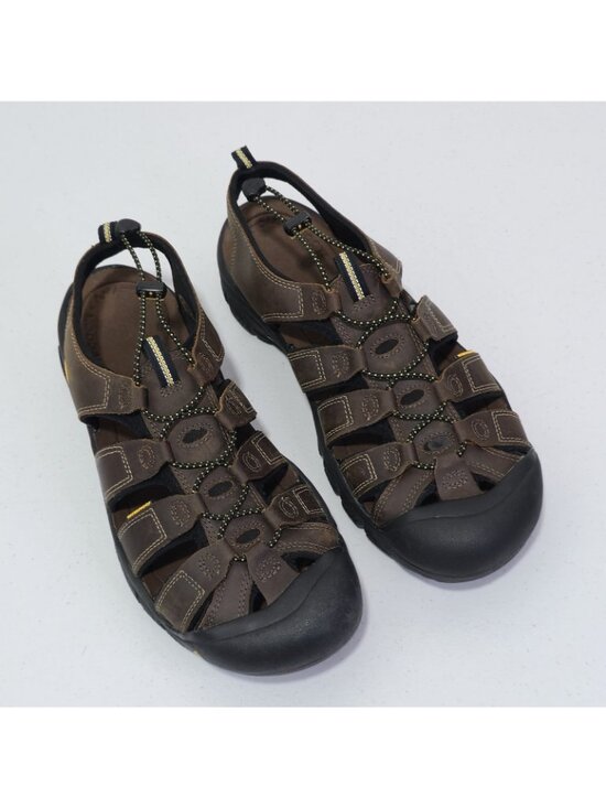 KEEN Newport Brown Leather Outdoor Sandal Men\'s Size 16 US (NWOB) main image 4